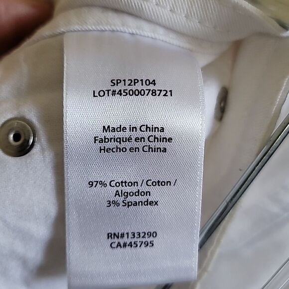 Rachel Zoe White Mid Rise Wide Leg Women's Jeans Sz 27 - Picture 10 of 10